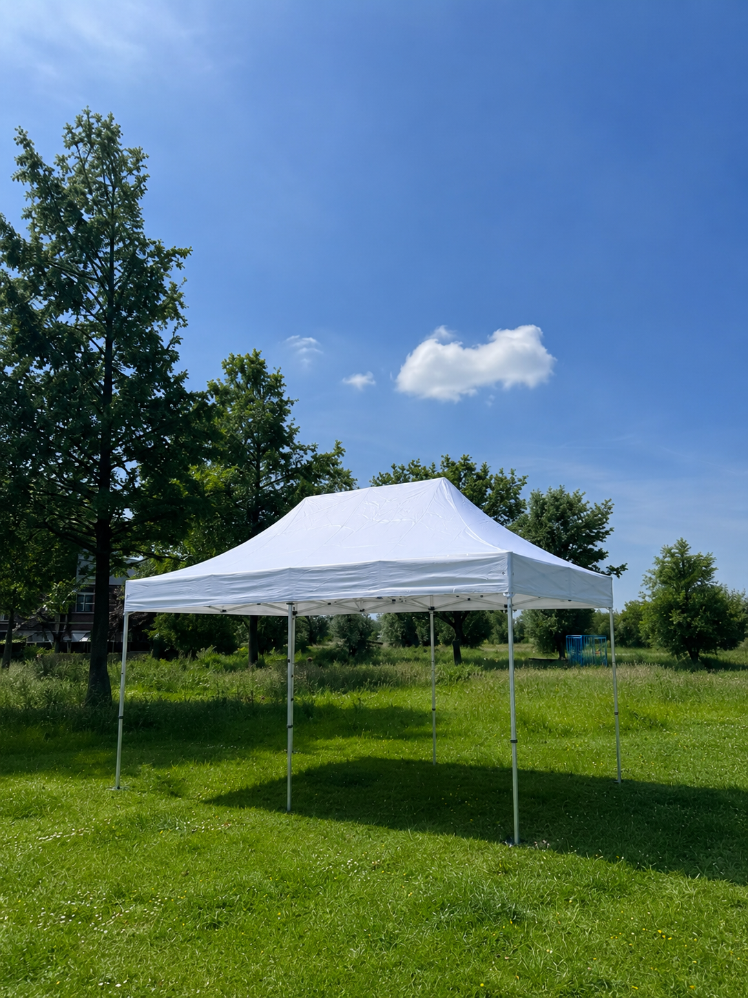 Partytent 6×3m open zonder zijwanden